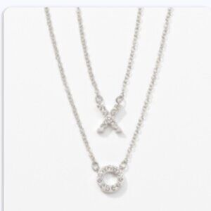 XO Necklace Touchstone Crystal by Swarovski